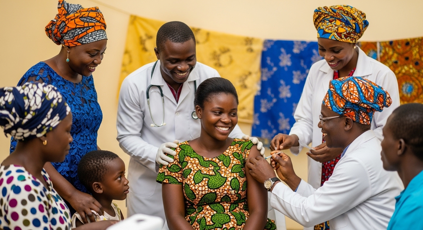 Young girl on injection